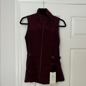 Lululemon Athletica Maroon Sleeveless Vest